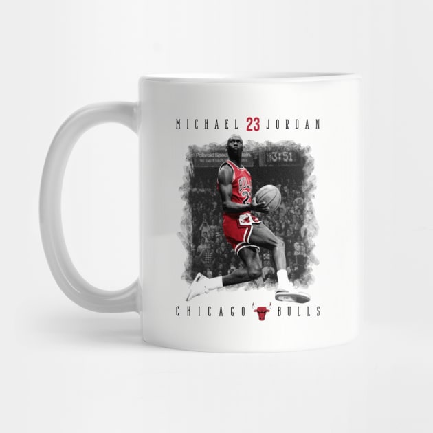 Michael Jordan 23 Chicago Bulls by Diamond Creative